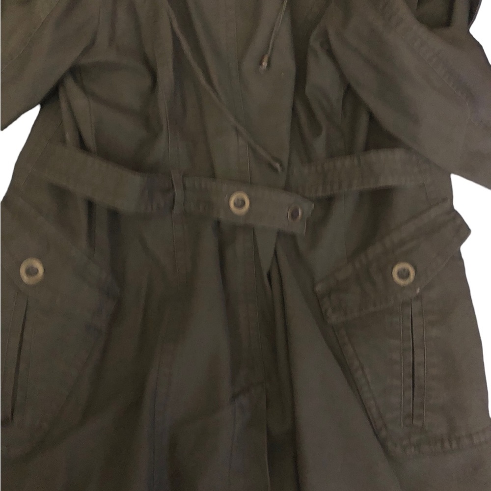 Swing Button Hooded Jacket - Picture 3 of 5